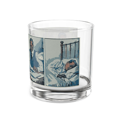 Vintage Gentleman Illustration Rocks Glass — 10 oz Whiskey Tumbler
