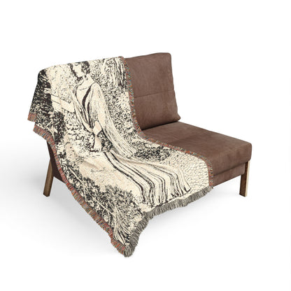 Vintage Romance Woven Blanket