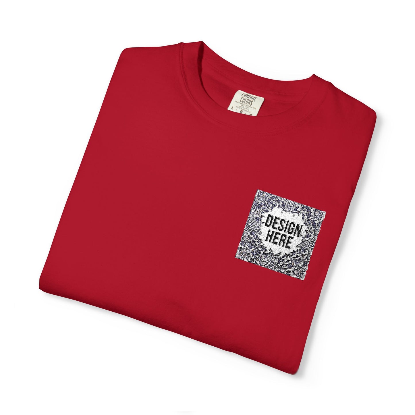 Custom Embroidered T-Shirt – Upload Your Design (3 Colors Max)
