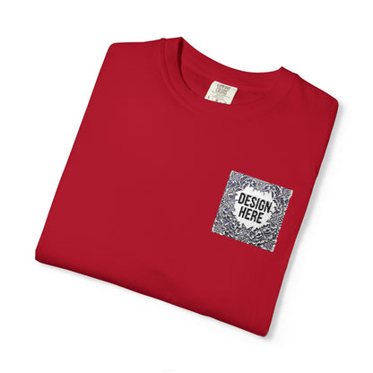 Custom Embroidered T-Shirt – Upload Your Design (3 Colors Max)