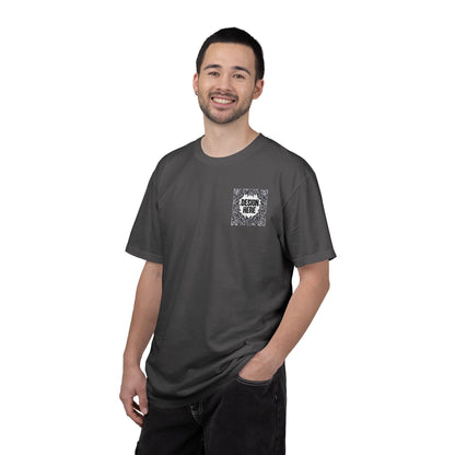 Custom Embroidered T-Shirt – Upload Your Design (3 Colors Max)