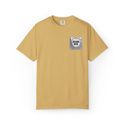 Custom Embroidered T-Shirt – Upload Your Design (3 Colors Max)