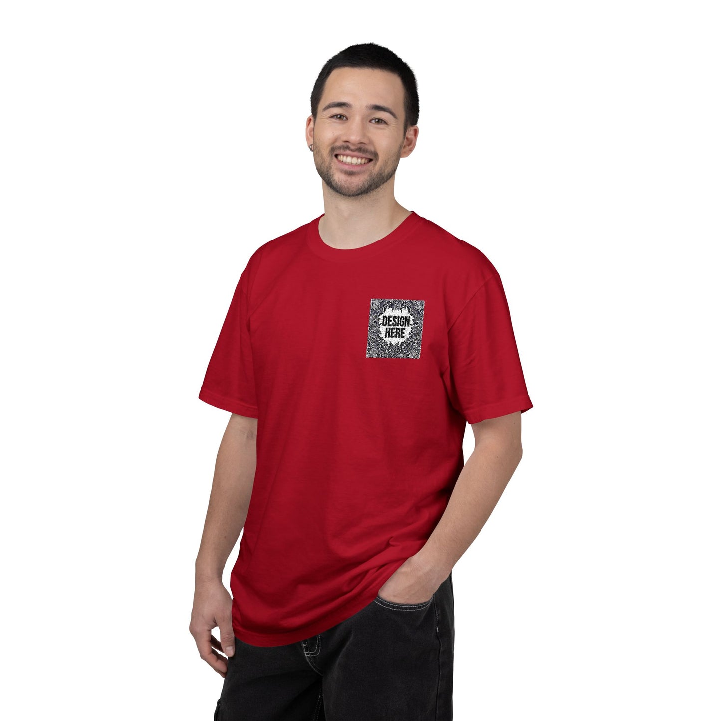 Custom Embroidered T-Shirt – Upload Your Design (3 Colors Max)