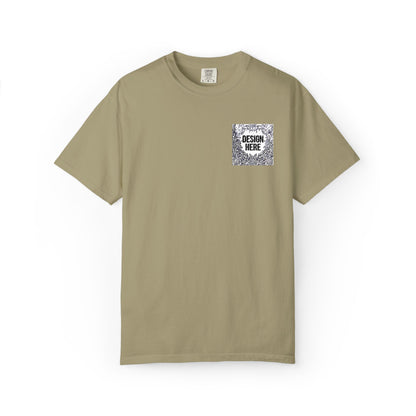 Custom Embroidered T-Shirt – Upload Your Design (3 Colors Max)