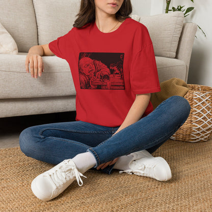 Creepy Vintage Ghoul Illustration T-Shirt – Horror Art Tee