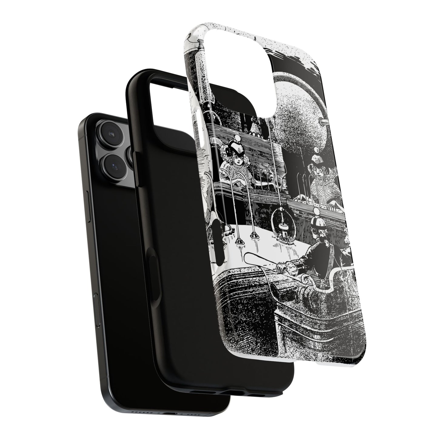 Phone Case — Vintage Steampunk Laboratory Illustration Tough Cases