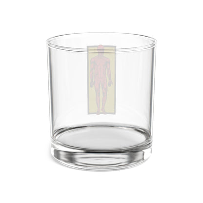 Anatomical Figure Rocks Glass — 10oz Retro Medical Art Whiskey Tumbler