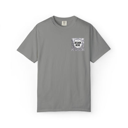 Custom Embroidered T-Shirt – Upload Your Design (3 Colors Max)