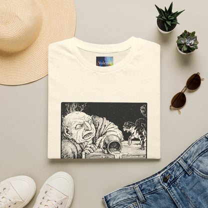 Creepy Vintage Ghoul Illustration T-Shirt – Horror Art Tee