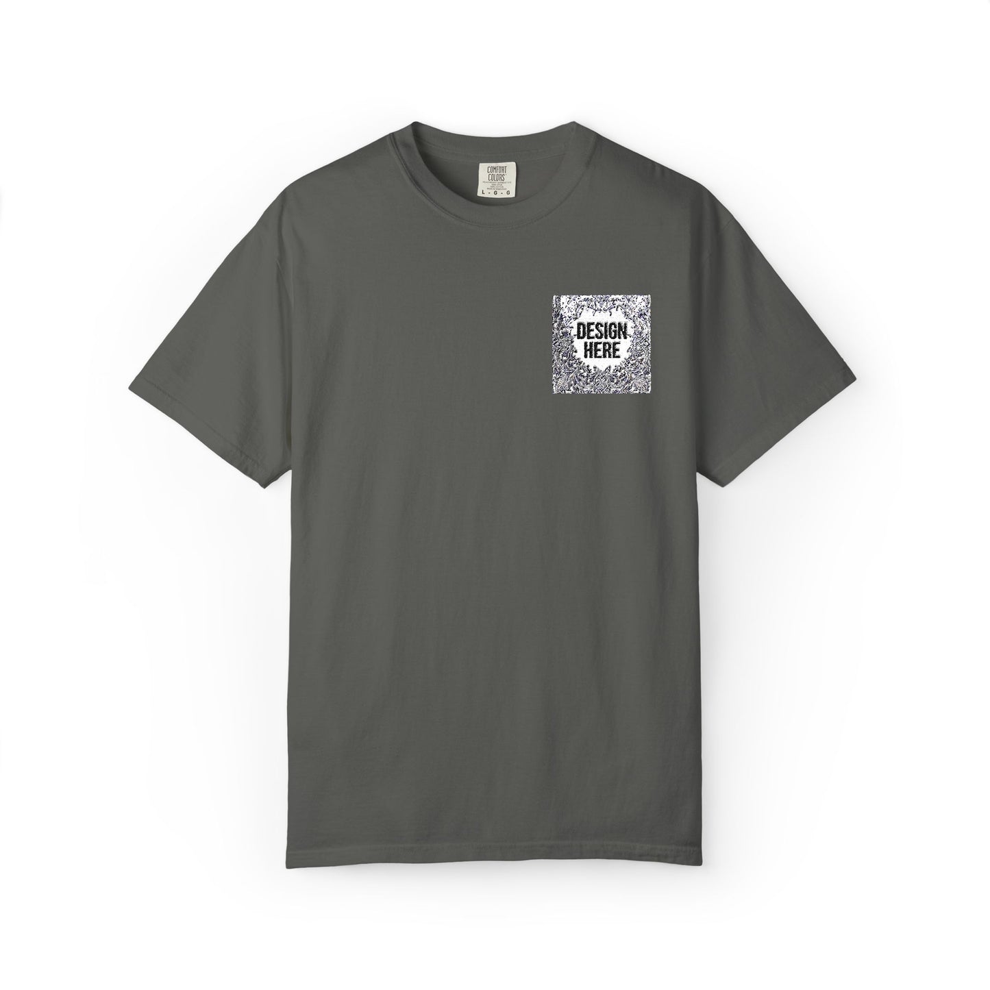 Custom Embroidered T-Shirt – Upload Your Design (3 Colors Max)