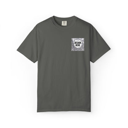 Custom Embroidered T-Shirt – Upload Your Design (3 Colors Max)