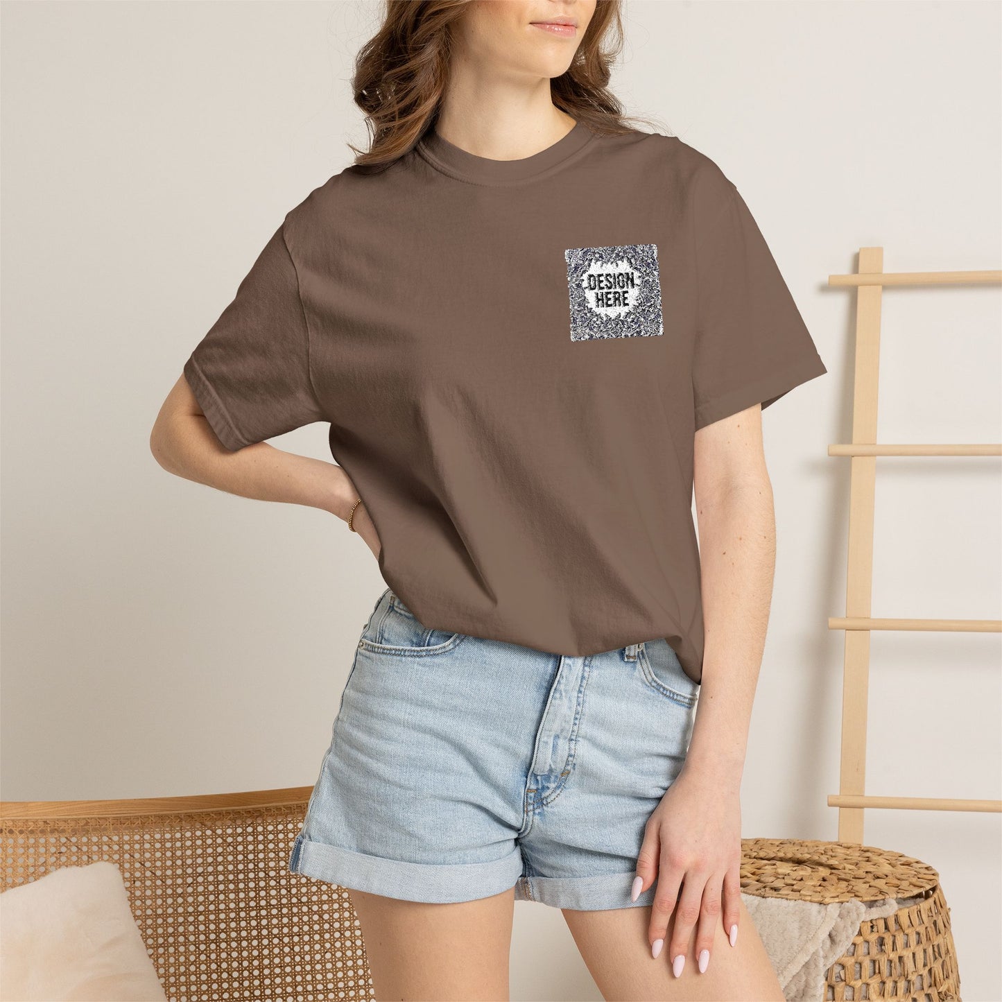 Custom Embroidered T-Shirt – Upload Your Design (3 Colors Max)