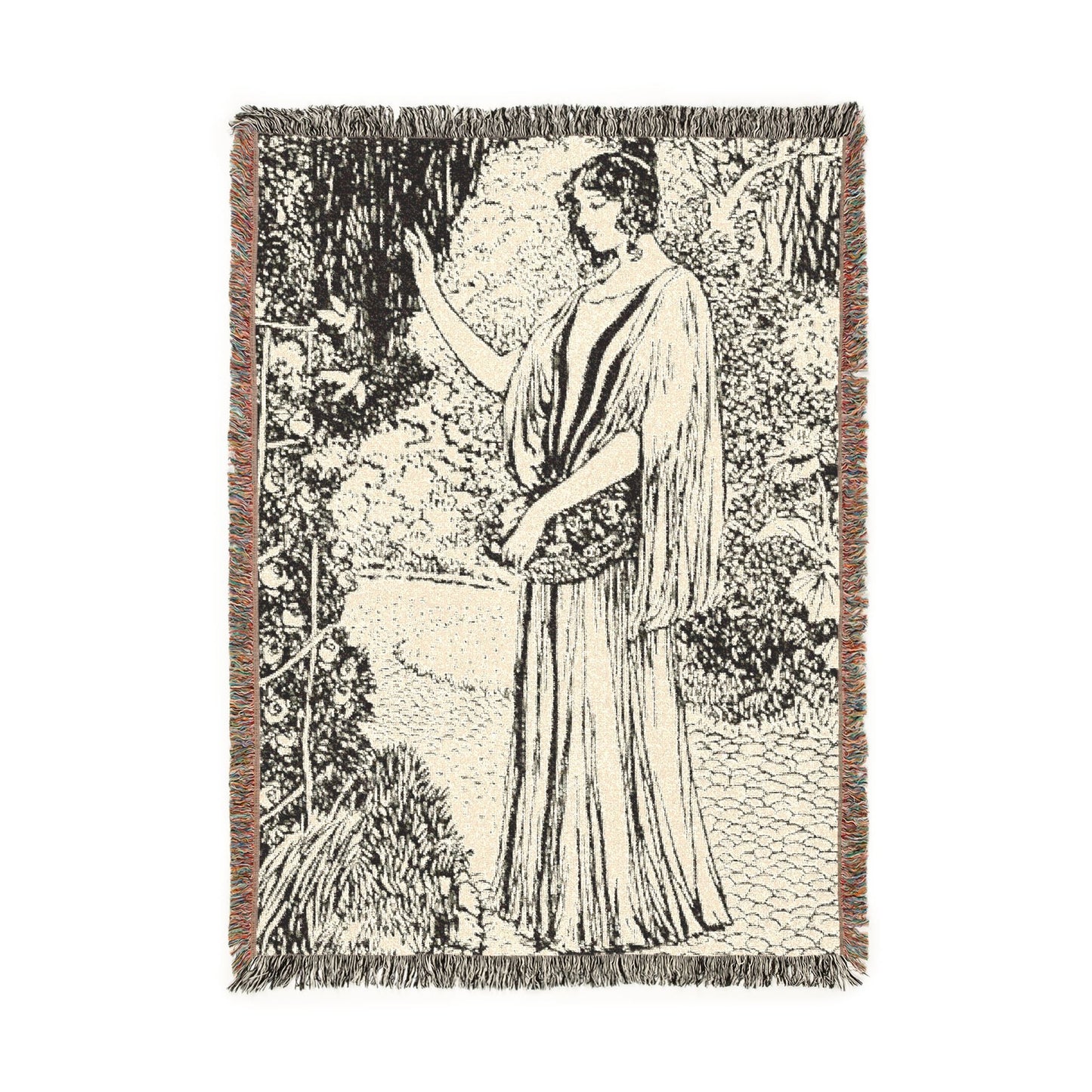 Vintage Romance Woven Blanket