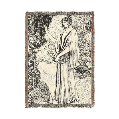 Vintage Romance Woven Blanket