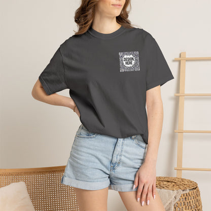 Custom Embroidered T-Shirt – Upload Your Design (3 Colors Max)