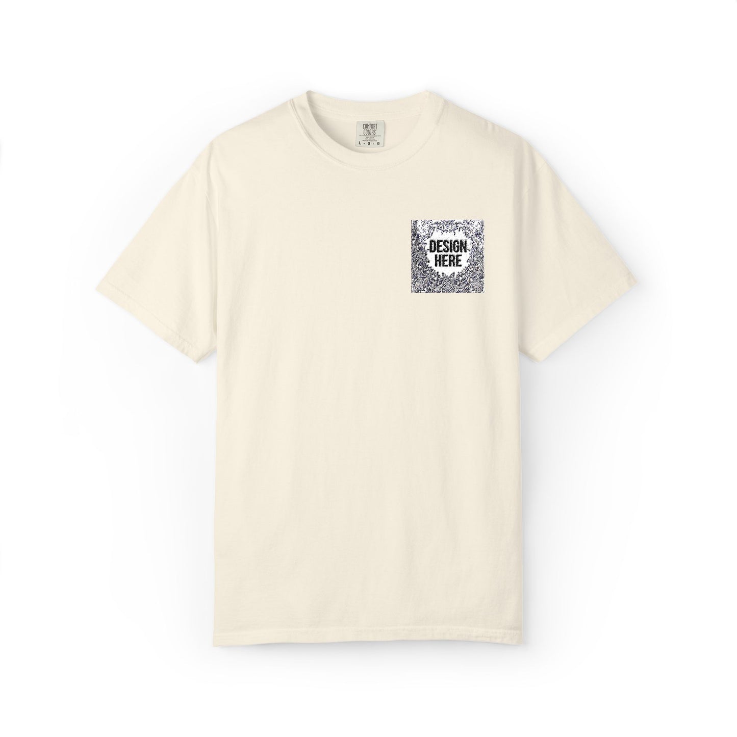 Custom Embroidered T-Shirt – Upload Your Design (3 Colors Max)