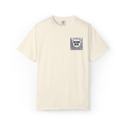 Custom Embroidered T-Shirt – Upload Your Design (3 Colors Max)