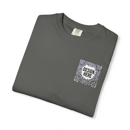 Custom Embroidered T-Shirt – Upload Your Design (3 Colors Max)