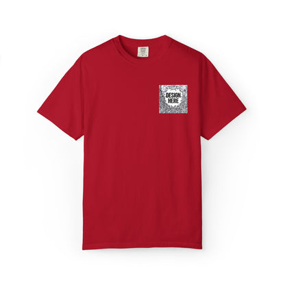 Custom Embroidered T-Shirt – Upload Your Design (3 Colors Max)