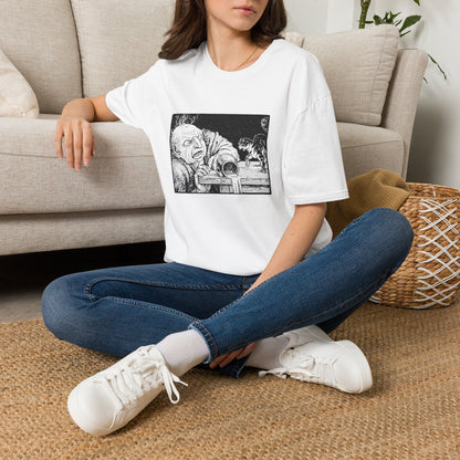 Creepy Vintage Ghoul Illustration T-Shirt – Horror Art Tee