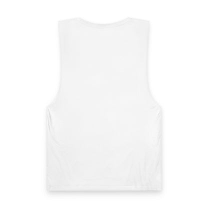 Workout Tank Top — "On Fire" Flaming Dumbbell Gym Tank
