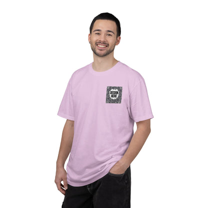 Custom Embroidered T-Shirt – Upload Your Design (3 Colors Max)