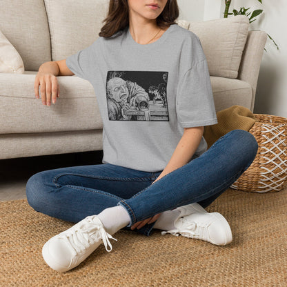 Creepy Vintage Ghoul Illustration T-Shirt – Horror Art Tee