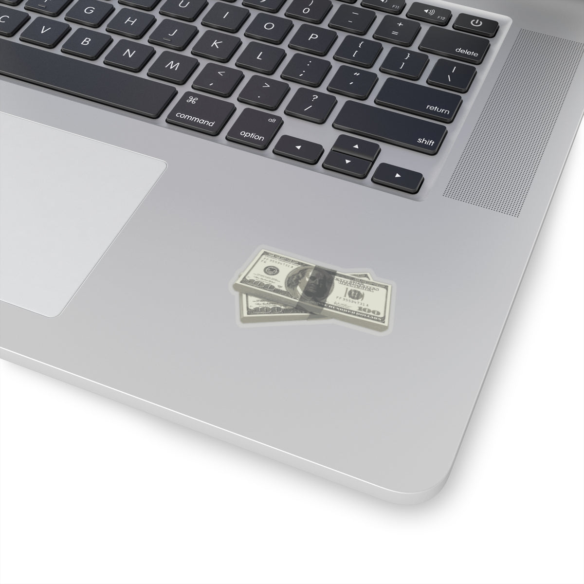Money Stack Sticker — Realistic 100 Bill Kiss-Cut Decal