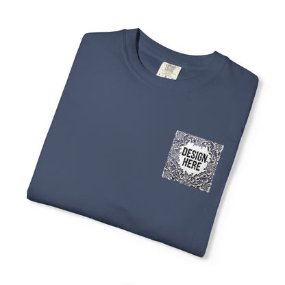Custom Embroidered T-Shirt – Upload Your Design (3 Colors Max)