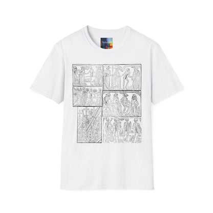 Ancient Greek Comic Panel T-Shirt — Classical Myth Sketch Art