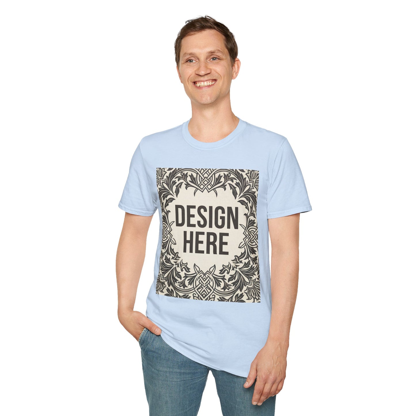 Custom Unisex T-Shirt – Upload Your Design, Choose Your Color