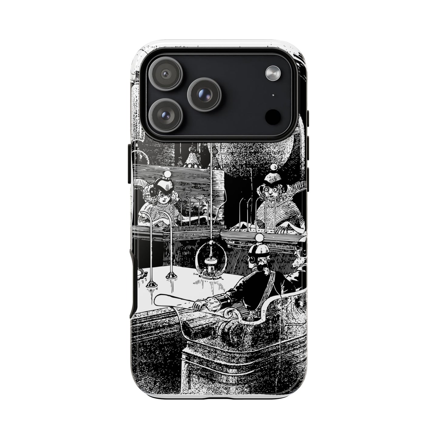 Phone Case — Vintage Steampunk Laboratory Illustration Tough Cases
