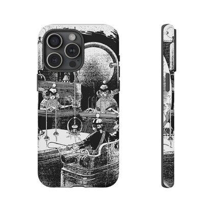 Phone Case — Vintage Steampunk Laboratory Illustration Tough Cases