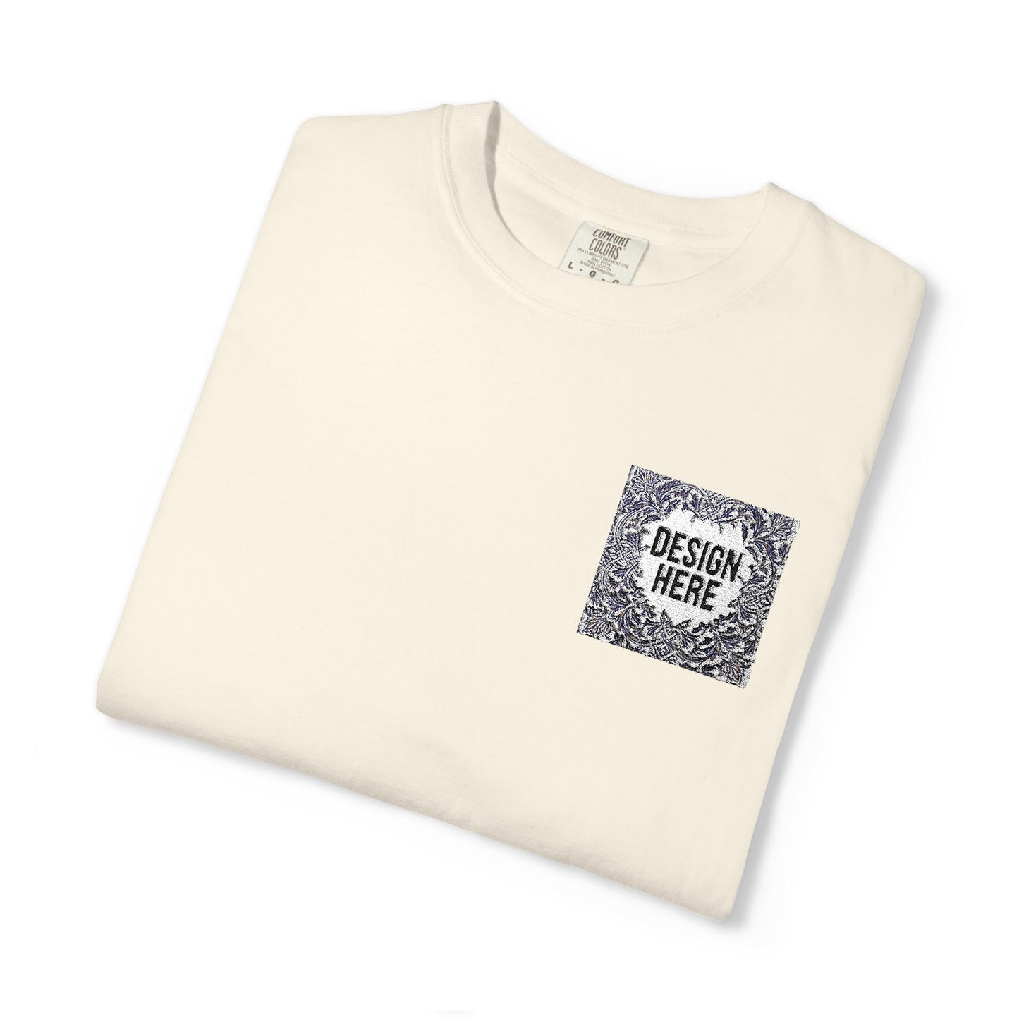 Custom Embroidered T-Shirt – Upload Your Design (3 Colors Max)