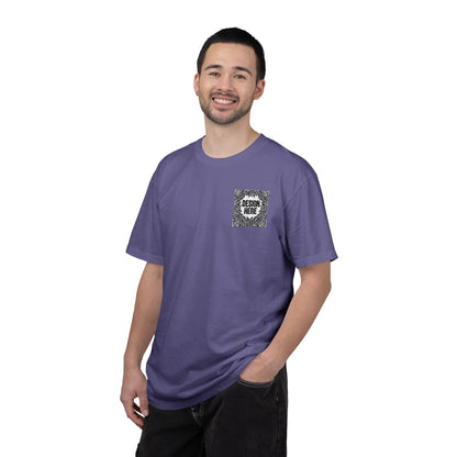 Custom Embroidered T-Shirt – Upload Your Design (3 Colors Max)