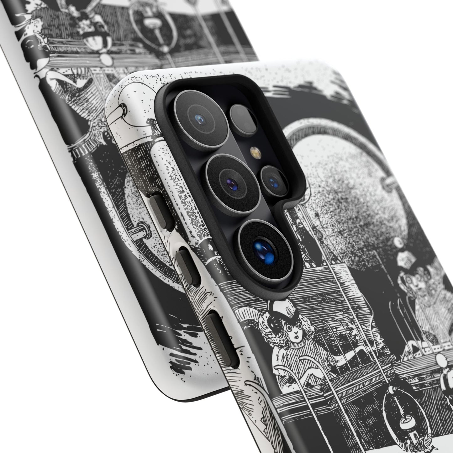 Phone Case — Vintage Steampunk Laboratory Illustration Tough Cases