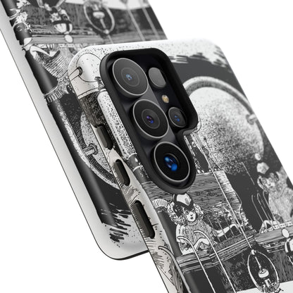 Phone Case — Vintage Steampunk Laboratory Illustration Tough Cases