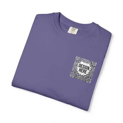 Custom Embroidered T-Shirt – Upload Your Design (3 Colors Max)