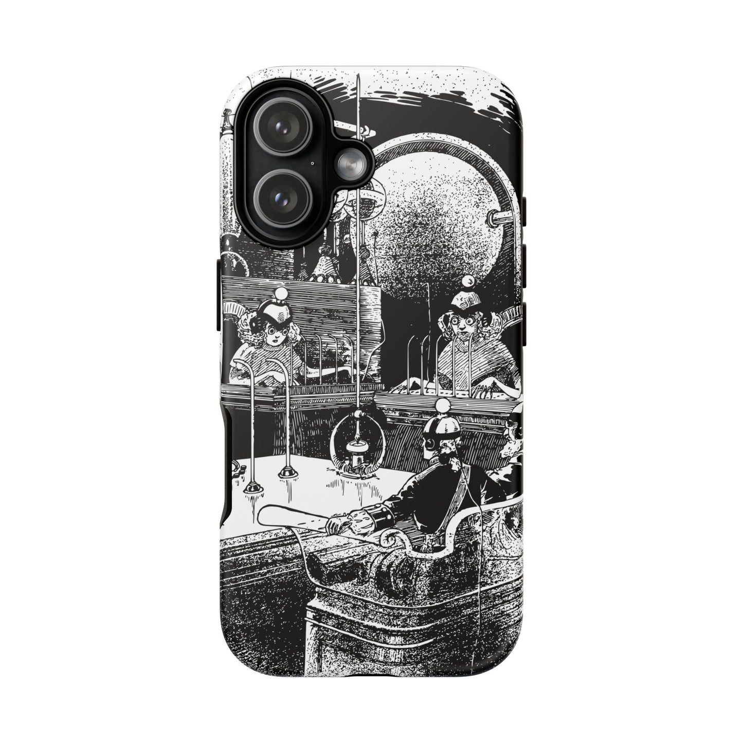 Phone Case — Vintage Steampunk Laboratory Illustration Tough Cases