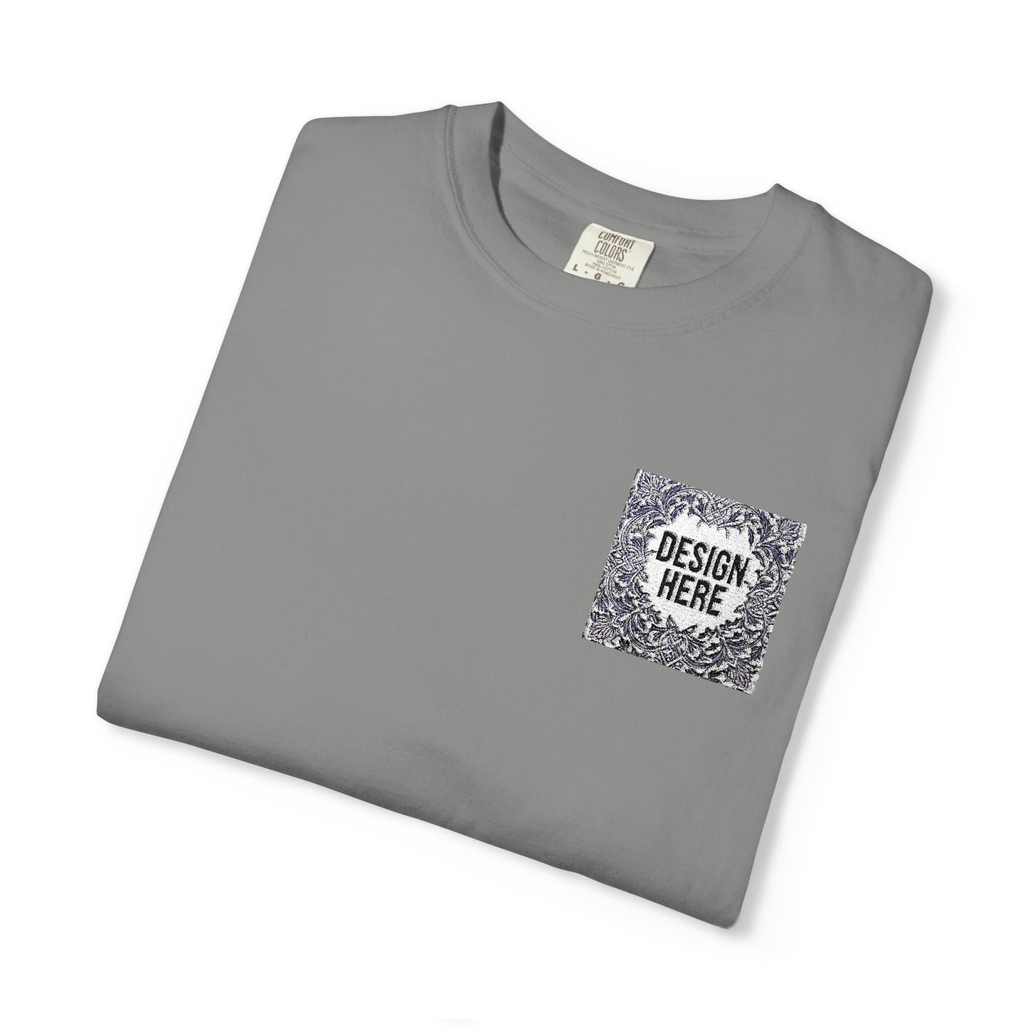 Custom Embroidered T-Shirt – Upload Your Design (3 Colors Max)