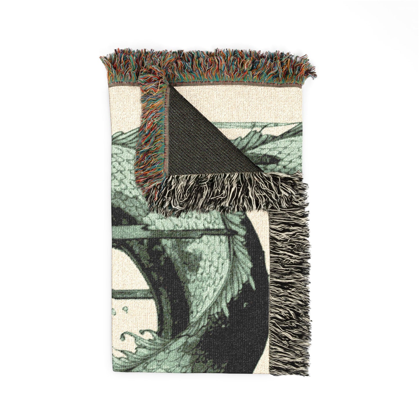 Mythic Serpent Woven Blanket — Vintage Serpent Throw