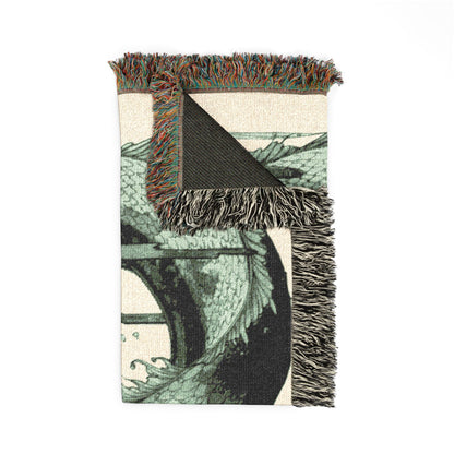 Mythic Serpent Woven Blanket — Vintage Serpent Throw