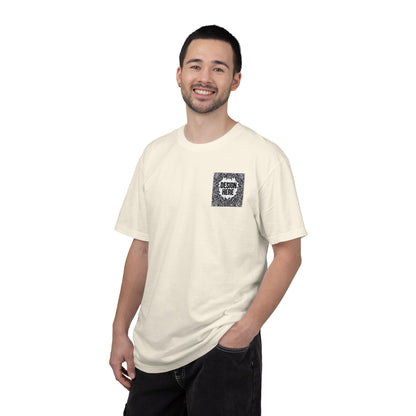 Custom Embroidered T-Shirt – Upload Your Design (3 Colors Max)