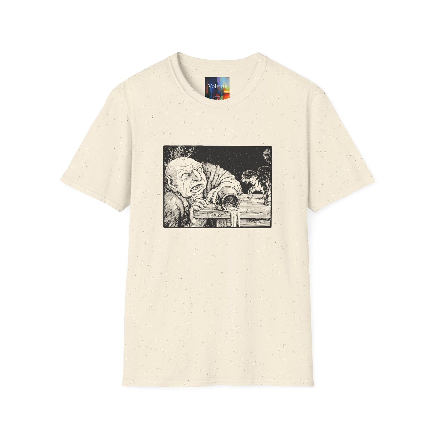 Creepy Vintage Ghoul Illustration T-Shirt – Horror Art Tee