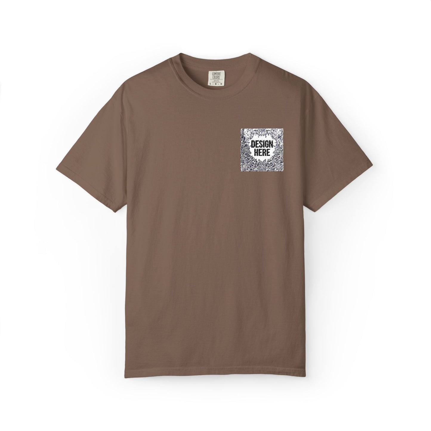 Custom Embroidered T-Shirt – Upload Your Design (3 Colors Max)