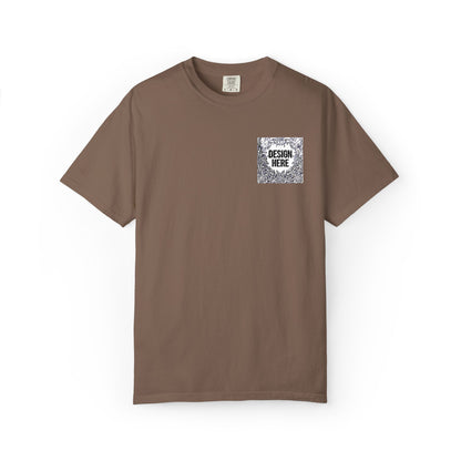 Custom Embroidered T-Shirt – Upload Your Design (3 Colors Max)