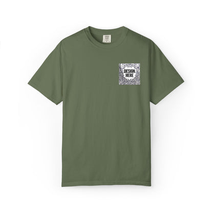 Custom Embroidered T-Shirt – Upload Your Design (3 Colors Max)
