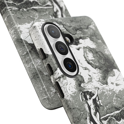 Vintage Ocean Art Phone Case — Mythic Sea Illustration Tough Case