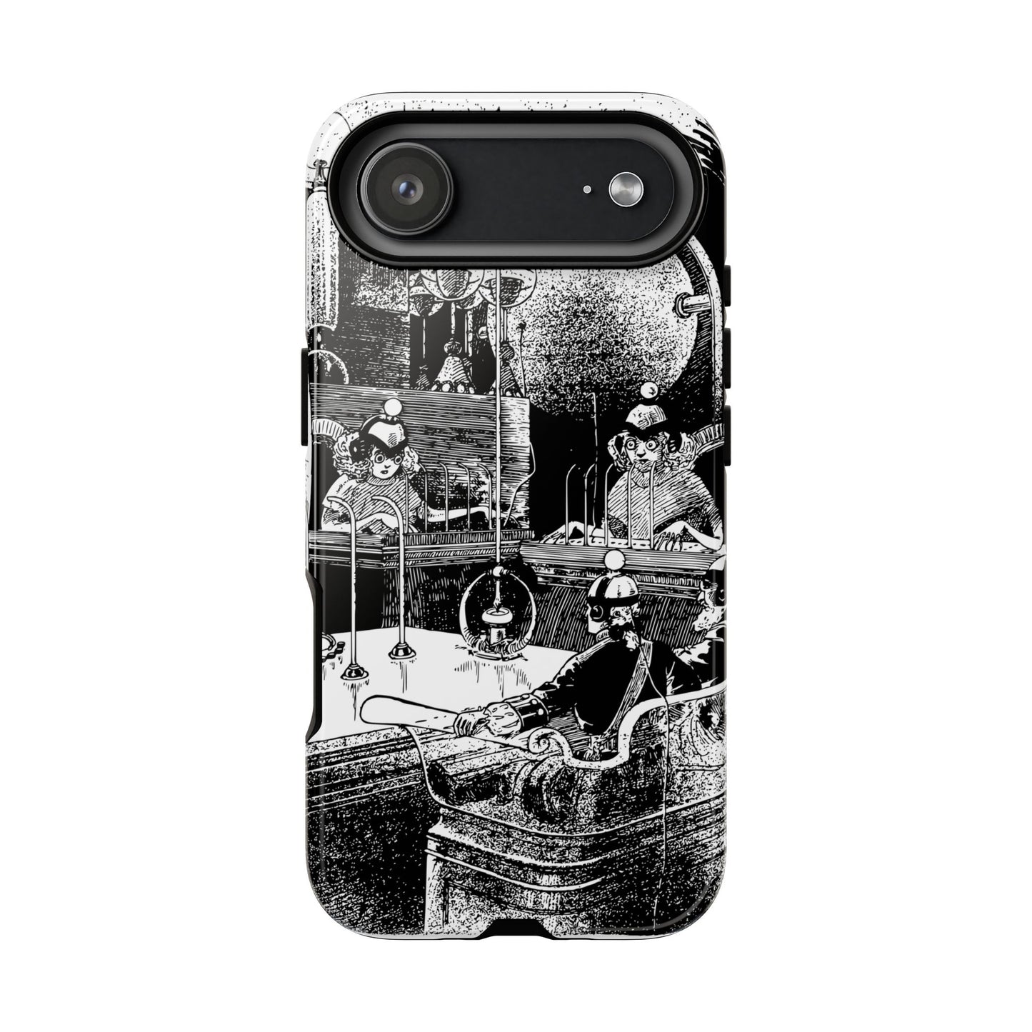 Phone Case — Vintage Steampunk Laboratory Illustration Tough Cases