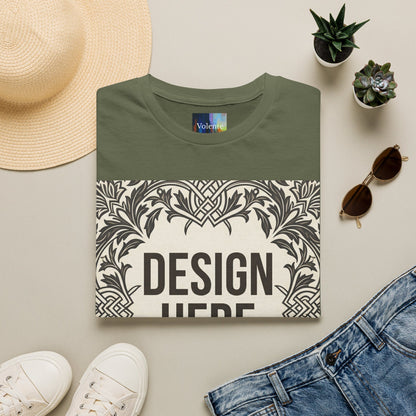 Custom Unisex T-Shirt – Upload Your Design, Choose Your Color